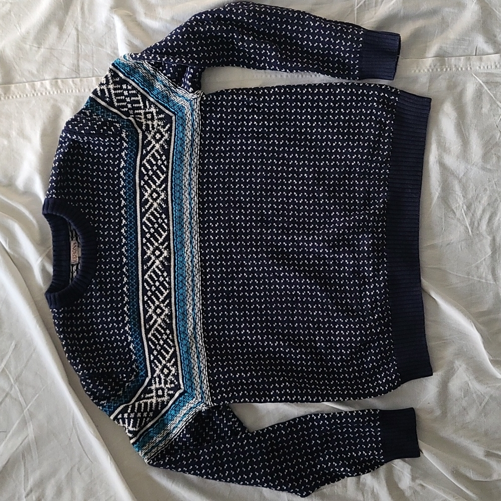Navy sweater Merona XL. Fair Isle, Nordic